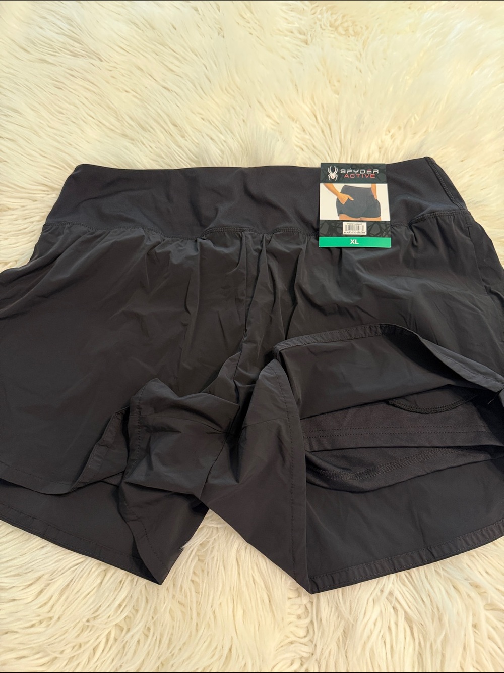 Spyder Black Women's Skort - Athletic Fit size XL brand new inseam 4” waist 36” - Picture 8 of 8